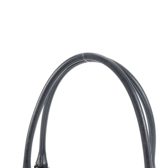 Gucci Interlocking G Punching 114887 Leather Tote Bag Shoulder Black A4 Ladies - Picture 2 of 9